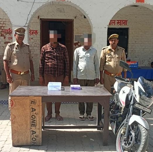 धानेपुर पुलिस ने गो-तस्करी करने के 02 आरोपी अभियुक्तों को किया गिरफ्तार