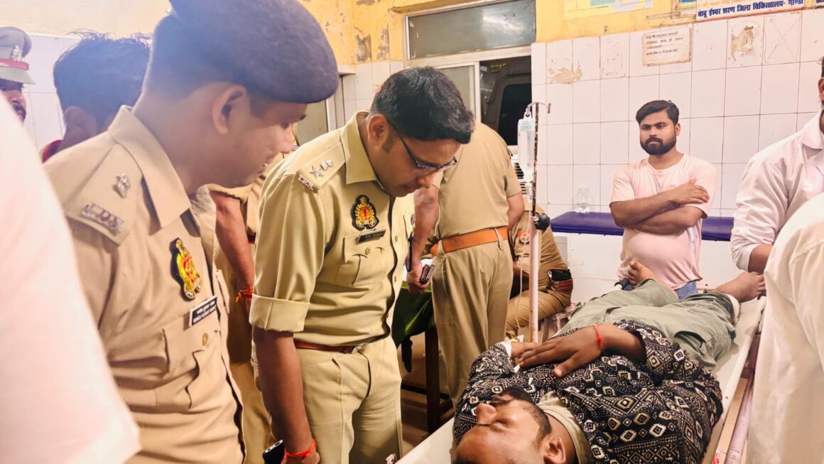 सिपाही का बुलेट मोटर साइकिल चुराकर घूमने वाला बदमाश पुलिस मुठभेड़ मे हुआ गोली का शिकार